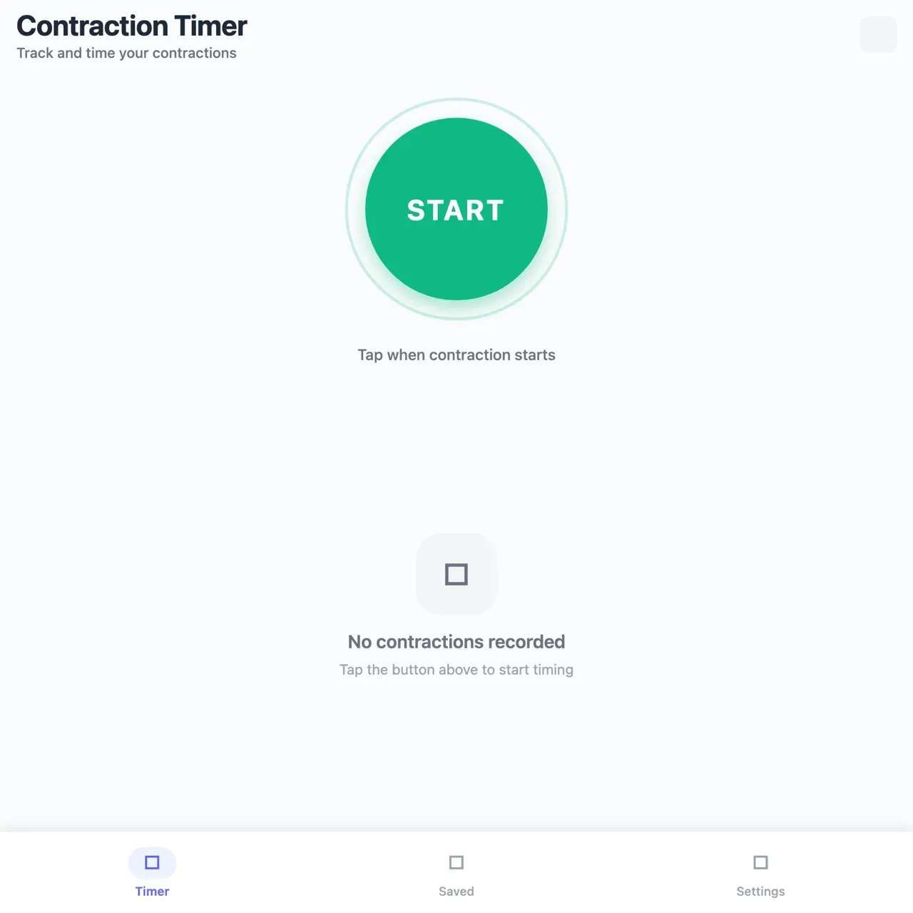 Contraction Timer